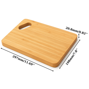 Planche à découper rectangulaire en bois d'acacia, planche de préparation alimentaire en bois massif, fabrication OEM, approvisionnement en gros - Product Image 3