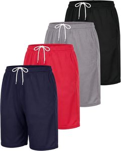 Shorts Deportivos para Mujer, Color Sólido, Tejidos, con Cintura Ajustable con Cordón, Secado Rápido, Corte Deportivo, Cintura Media, Tela Cómoda - Product Image 3