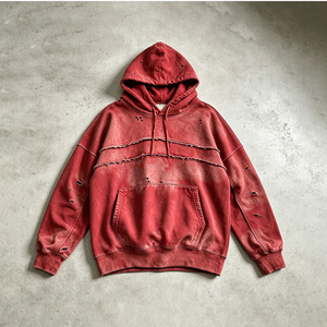 Hoodie Streetwear en Gros avec Épaules Tombantes, Hoodie Graphique pour Marques Urbaines - Product Image 6