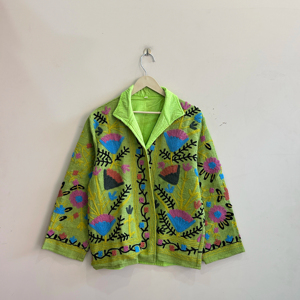 Assorted Colors Of Embroidered Handmade Suzani Velvet <b>Jacket</b> For Women Gift For Her - Product Image 1