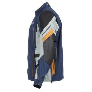 เสื้อแจ็คเก็ตมอเตอร์ไซค์ Rogue Protector ระดับ 1 สำหรับผู้ชาย กันน้ำ Gore-Tex แขนยาว สีบล็อก น้ำเงิน เทา ส้ม น้ำหนัก 220 กรัม - Product Image 4
