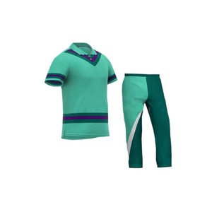 Uniforme de cricket personnalisé grande taille de qualité supérieure, nouvelle arrivée, style classique, tenue d'équipe respirante, imprimée, 100 % polyester - Product Image 1