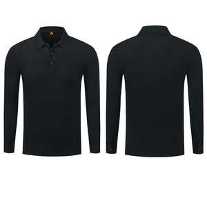 Camisetas Polo de Manga Larga Personalizadas de Alta Calidad 100% Algodón, Camisetas Polo de Golf con Logotipo Bordado Personalizado para Hombre - Product Image 2