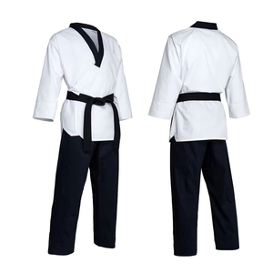 Ventes chaudes - Ensembles d'uniformes de Taekwondo de haute qualité, logo personnalisé, 100% coton, couleur et taille personnalisées, respirant et durable - Product Image 5