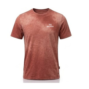 T-shirt délavé au soleil fabriqué au Pakistan, élégant, avec finition teinte en pièce et texture douce - Product Image 1
