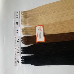 Paquetes de cabello de trama de costura de Color de tendencia caliente Parte inferior de espesor completo Alta calidad 8 ''-34'' Proveedor mayorista - Product Image 5