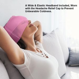 Tappo di sollievo per l'emicrania in Gel per la terapia del freddo caldo a 360 gradi per gli occhi gonfi della pressione del seno-pressione da Stress riutilizzabile - Product Image 2
