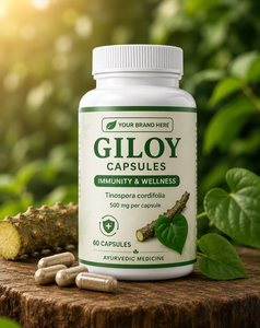 Giloy Capsules Tinospora Cordifolia <b>Herbal</b> <b>Supplement</b> 500 mg per Capsule 60 Capsules Immunity and Wellness - Product Image 5