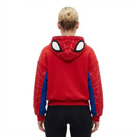 Sweat-shirt à capuche Spider-Man en polaire respirant, sweat-shirt graphique Marvel Superhero, veste de cosplay, vêtements streetwear Y2K