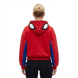 Sweat-shirt à capuche Spider-Man en polaire respirant, sweat-shirt graphique Marvel Superhero, veste de cosplay, vêtements streetwear Y2K - Product Image 3