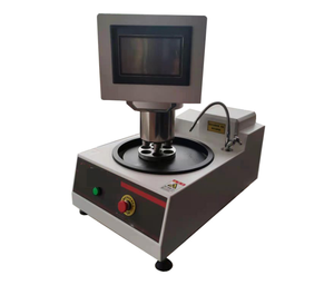 Machine de meulage et de polissage métallographique automatique à écran haute définition à double plaque à pression unique à faible bruit - Product Image 4