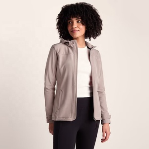 Veste Softshell à Capuche pour Femme, Légère, Coupe-Vent, Respirante, Zippée, Manteau d'Hiver d'Extérieur, Veste Imperméable 2026 - Product Image 3