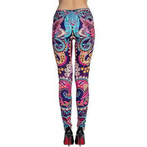 Leggings de sport pour femmes, doux, respirants, tricotés, longueur intégrale, en Spandex/Polyester, sublimation, pour la gym et l'entraînement, haute qualité, prix avantageux - Product Image 4