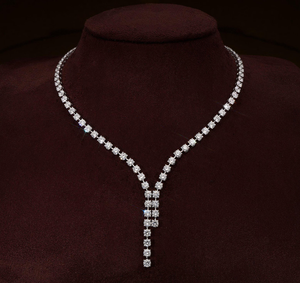 Collar con Colgante de Diamante Creado en Laboratorio, Estilo Vintage, con Inicial Personalizada, Certificado IGI, Regalo de Boda para Mujer - Product Image 1