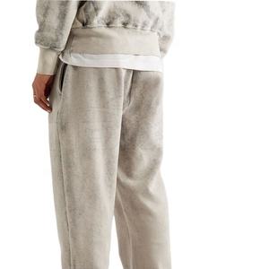 Survêtement Homme Grande Taille Asna Industrial Co Personnalisé 420gsm Épais Effet Vieilli Délavé Streetwear Hiver Strass Uni - Product Image 3