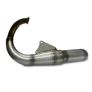 DIO Racing Slip On Motorcycle Exhaust Muffler Hand Welded Steel Exhaust <b>Pipe</b> OEM Factory Taiwan Manufacturer - Product Image 1