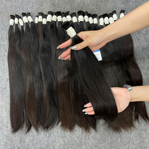 Top Choice <b>One</b> Donor Bulk Straight Silky Smooth Cuticle Aligned <b>Zero</b> Shedding Ready <b>To</b> Ship 100% Raw Vietnamese Human Hair - Product Image 3