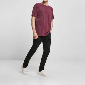 Wholesale Customized Heavyweight Cotton Hip Hop Oversized T-shirts Vintage 220g <b>Drop</b> Shoulder High Street <b>Acid</b> Washed T Shirts - Product Image 2