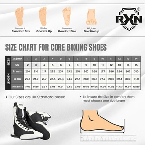 RXN Core Boxing <b>Shoes</b>-Rubber Material Breathable Design <b>Red</b>-Black - Product Image 3