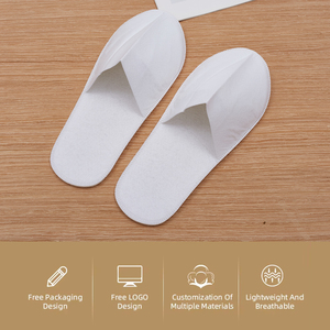 Pantuflas de Hotel Súper Suaves de Tela No Tejida, Sandalias de Spa con Punta Abierta, <span class=keywords><strong>Calzado</strong></span> <span class=keywords><strong>Sanitario</strong></span> para Salón de Belleza y Clínica - Product Image 6