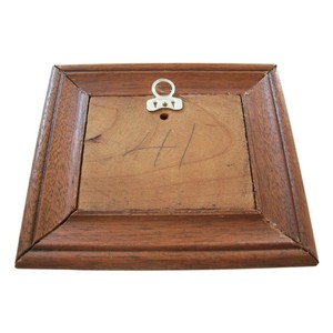 Walnut Wood <b>Wall</b> Photo <b>Frame</b> with Metal Inlay Handcrafted Eco-friendly Durable Lightweight Rectangular | Aqudus Saleem - Product Image 3