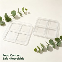 Plateau à dessert compartimenté |   Insert d'emballage thermoformé transparent |   Solution d'emballage pour boulangerie, pâtisserie, confiserie et articles de confiserie