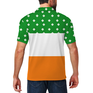 Chemises polo pour hommes en gros, performance, séchage rapide, écologiques, pour le golf, vêtements de sport légers - Product Image 2