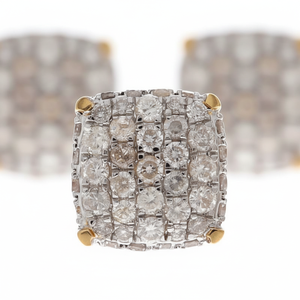 Pendientes de Diamantes Naturales de Corte Redondo de 1 Quilate, Oro Amarillo de 14k, Joyería Fina para Mujer - Product Image 5