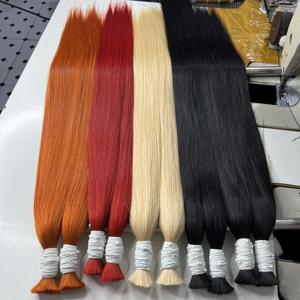 Natural Black Raw Vietnamese <b>Hair</b> Bundle Wholesale Human Bulk <b>Hair</b> <b>Extensions</b> Cuticle Aligned Virgin <b>Hair</b> Bulk - Product Image 4