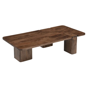 Mesa de Centro Moderna y Contemporánea de Madera de Mango Sólida, Ecológica, Duradera y Plegable para Hogar, Oficina, Restaurante, Cafetería - Product Image 4