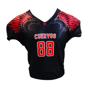 Camiseta de fútbol americano de talla grande de la mejor calidad 2025, poliéster transpirable con diseño cosido, ropa de fútbol a la venta - Product Image 2