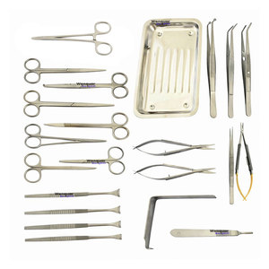 ชุดเครื่องมือผ่าตัดสัตว์ทั่วไปแบบใช้ซ้ำได้ 25 ชิ้น - Product Image 1