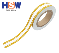 Bande de cerclage thermoscellable HOUSEWELL 32601LS W29mm 115um en papier kraft blanc PP, entièrement automatique, écologique, 150 m