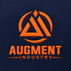 Sudadera con Capucha Azul Marino y Naranja, 320 GSM, Forro Polar, Logotipo Bordado, Poliéster/Algodón, Corte Holgado, Estilo Gótico y Casual, Hecho en Pakistán - Product Image 3