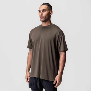 Ropa de Entrenamiento OEM, Duradera, 100% Algodón, Transpirable, Cuello Redondo, Manga Corta, Ajuste Cómodo, Camisetas Elegantes - Product Image 3