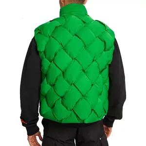 Veste d'hiver tendance, directement de l'usine, pour homme, sans manches, en duvet, confortable, respirante, logo personnalisé, haute qualité - Product Image 2