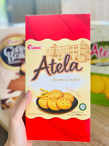 ขนมข้าวเกรียบงาอบกรอบ ATELA 150 กรัม รสเค็มหวาน น้ำเกลือน้อย คาร์โบไฮเดรตต่ำ รับผลิตแบบ ODM OEM ผลิตในเวียดนาม มีตัวอย่างให้ทดลองฟรี - Product Image 6