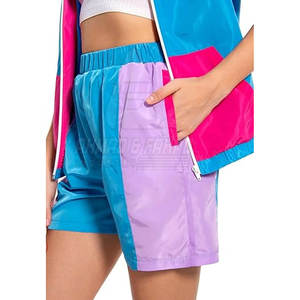 Conjunto Corto de Chaqueta Cortavientos y Pantalones Cortos con Cintura Elástica para Mujer 2026 - Product Image 5