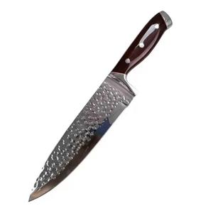 Juego de Cuchillos de Chef Profesionales Hechos a Mano para Mano Derecha, de Acero Inoxidable, con Hoja de Damasco - Product Image 1