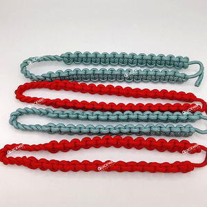Cordón Rojo para Hombro con Presilla para Botón, Accesorio Decorativo para Uniforme, Cordón de Decoración para Uniforme Formal de Calidad Premium - Product Image 4