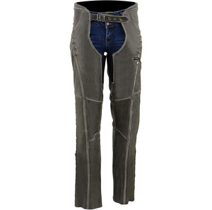 Samroz Sports Premium <b>Leather</b> Seamless Fusing Motorcycle Riding <b>Chaps</b> for Women Bikers All Seasons - Product Image 1