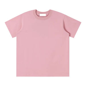 Camiseta de Manga Corta 100% Algodón para Niños, Cuello Redondo, Color Liso, Estilo Holgado - Product Image 5
