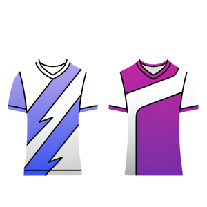 Maillot de football personnalisé pour équipe, motif floral, polyester/coton sublimé, séchage rapide, col en V à fermeture magnétique, manches courtes, unisexe - Product Image 5