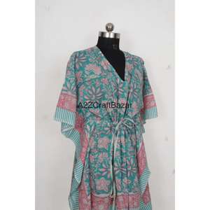 ชุดนอนผ้าฝ้ายแท้ 100% ทำมือ สไตล์เกาหลี แขนยาวสำหรับผู้หญิง ชุดคลุมน้ำหนักเบา ชุดชายหาด ชุดเดรสฤดูร้อน - Product Image 5