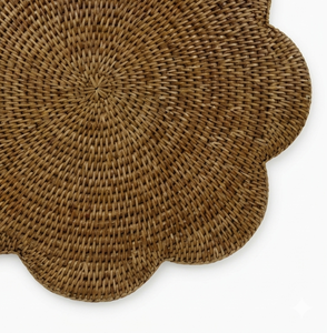 Salvamanteles de ratán ecológico con hermoso diseño floral para el hogar, hoteles y restaurantes, hecho en Vietnam. - Product Image 2