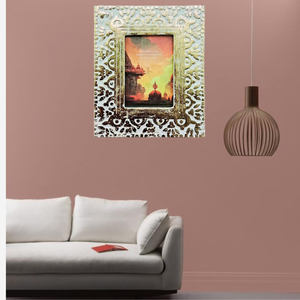 Cadre photo en bois massif de qualité supérieure, fait main, décoratif, pour table, pour la maison, le bureau, le salon, élégant, moderne, rustique, intérieur - Product Image 5