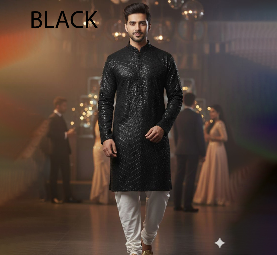 Wedding Kurta Pajama Men 2025 New Design Cotton Silk