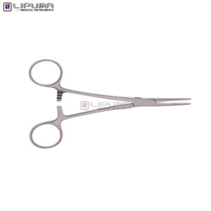 Pince chirurgicale manuelle pour tissus artériels, 5,5 pouces, pointes semi-dentelées, articulation en boîte, pince hémostatique en acier inoxydable - Product Image 5