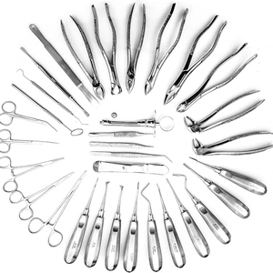 Kit de Extracción Dental de Acero Inoxidable Alemán de Alta Calidad, 32 Piezas, Instrumental Quirúrgico Manual, Certificado CE ISO - Product Image 4
