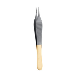 Adson คีมผ่าตัดปลายทองที่ละเอียดอ่อนได้รับการรับรอง CE คลาส I ใช้งานด้วยตนเอง - Product Image 1